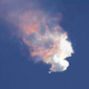SpaceX’s rocket explodes mid-flight in this video feed capture.